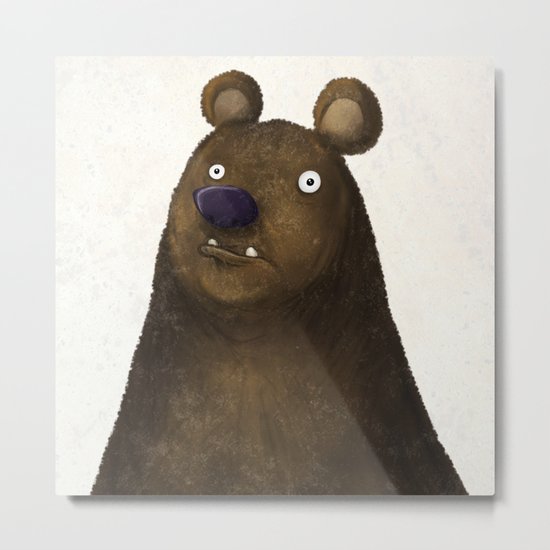 Bear Metal Print