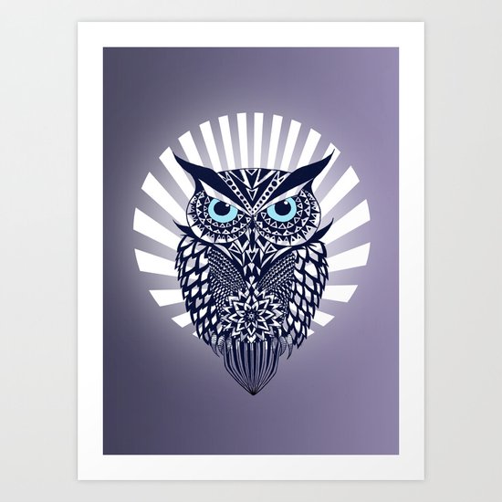 Owl Art Print