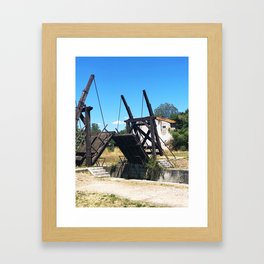 Langlois Bridge at Arles Framed Art Print