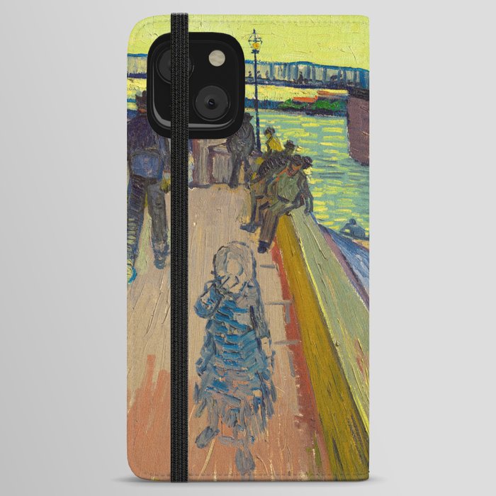Le Pont de Trinquetaille in Arles, 1888 by Vincent van Gogh iPhone Wallet Case