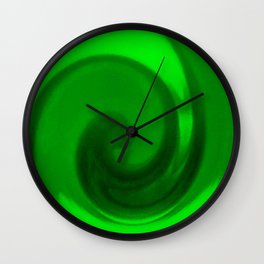 Green tie dye Wall Clock