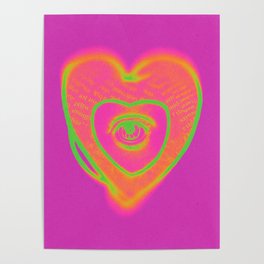 Heart Eye Poster
