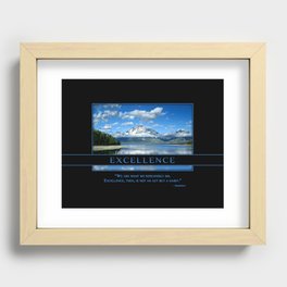 Classic Aristotle Excellence Recessed Framed Print