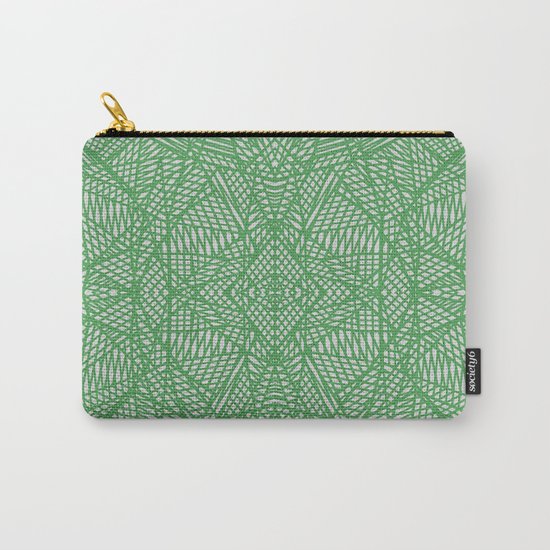 Ab Lace Green Carry-All Pouch