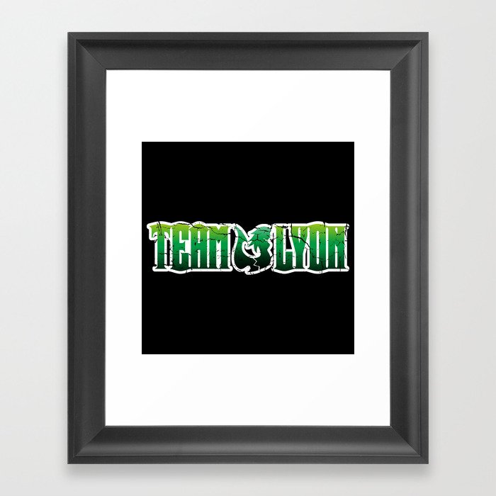 Team Lyon Framed Art Print