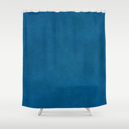 Blue Fabric Shower Curtain