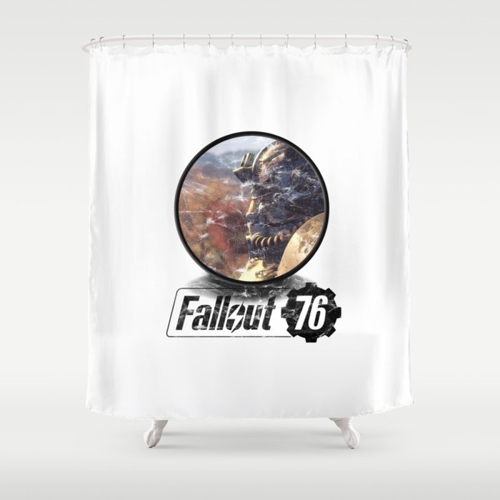 Fallout 76 Circle Shower Curtain By Frannigan Society6 Fallout 76 Circle Shower Curtain