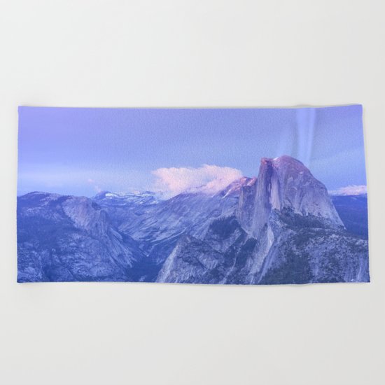 Lavendar Half Dome Beach Towel