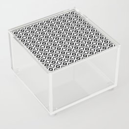 Black Ornamental Arabic Pattern Acrylic Box