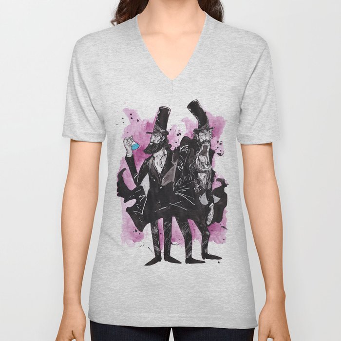Dr Jekyll and Mr Hyde V Neck T Shirt