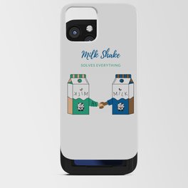 Milkshake solves everything iPhone Card Case
