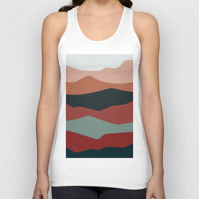 Abstract Landscape fall Tank Top