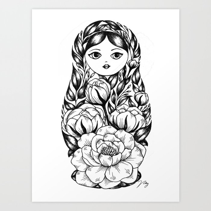 Matryoshka art 2024