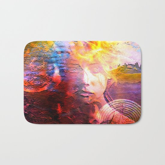 " The truth for the world M. " Bath Mat