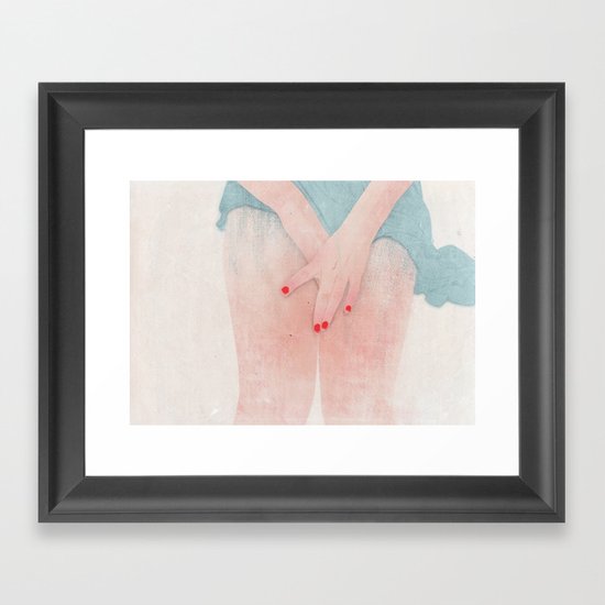 Something About Women Framed Art Print