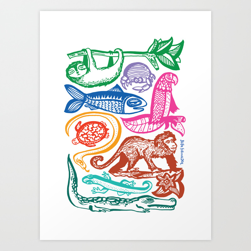 Costa Rica Pura Vida Art Print By Jotaschneider Society6
