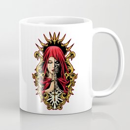 La Calavera Catrina Mourns The Dead - Santa Muerte Coffee Mug