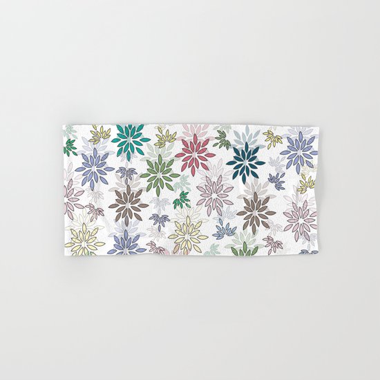 flowers Hand & Bath Towel
