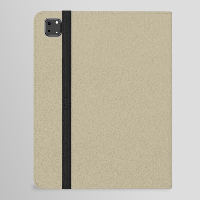 Neutral Medium Warm Beige Solid Color Pairs PPG Easy PPG1026-3 - All One Single Shade Hue Colour iPad Folio Case