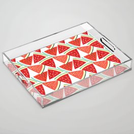 Sliced Watermelon Acrylic Tray