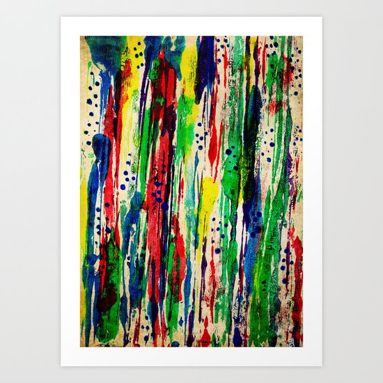 Disjointed Stripes Art Print