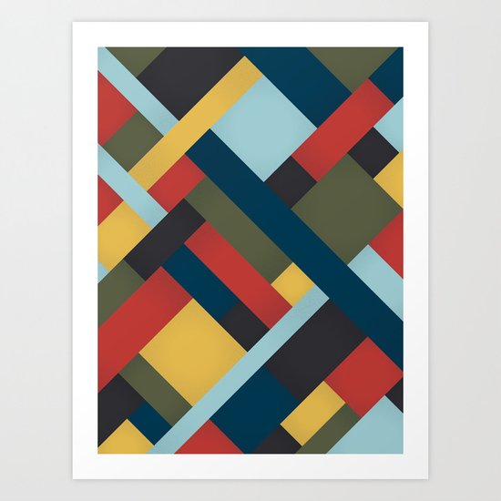 Abstrakt Adventure Art Print