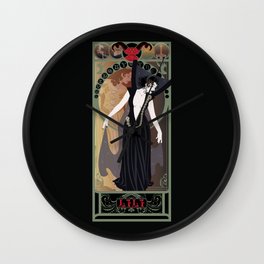 Dark Lili Nouveau - Legend Wall Clock