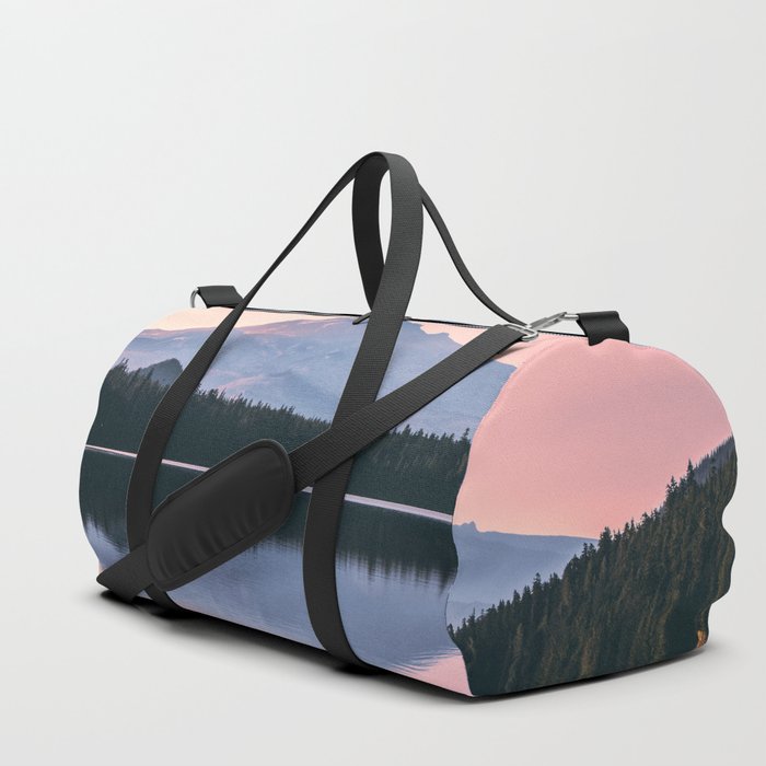 Mount Hood Pastel Sunset - Cascade Mountain Adventure Duffle Bag