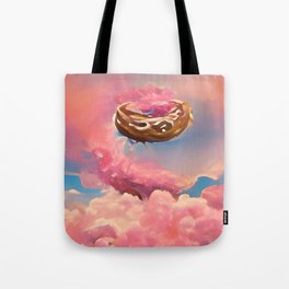 Flying Donut Tote Bag