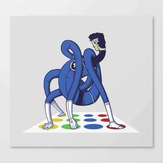 Twister world champion Canvas Print