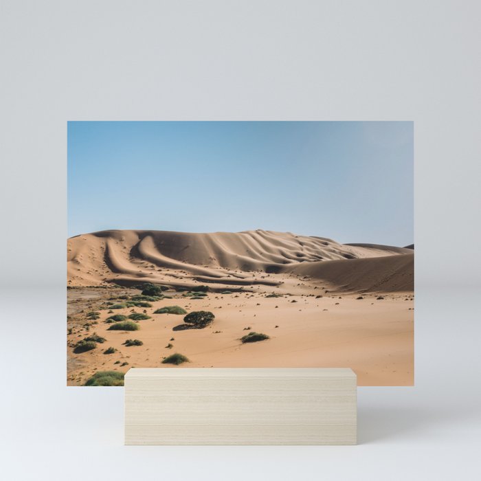 African sand landscape  Mini Art Print