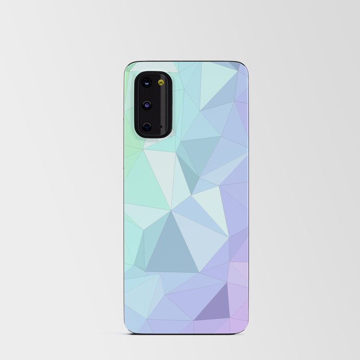 Pastel Low Poly Android Card Case