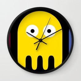Pacman Enemy Wall Clock