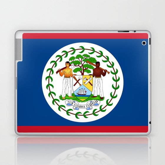 flag of belize-Belice, Belizean,Belize City,beliceno,Belmopan Laptop & iPad Skin