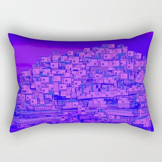 Dreaming Mediterranean Sunset Rectangular Pillow