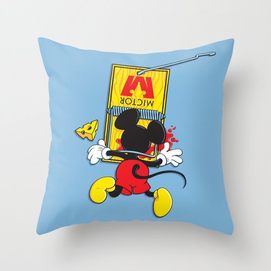 A Better Mousetrap Throw Pillow