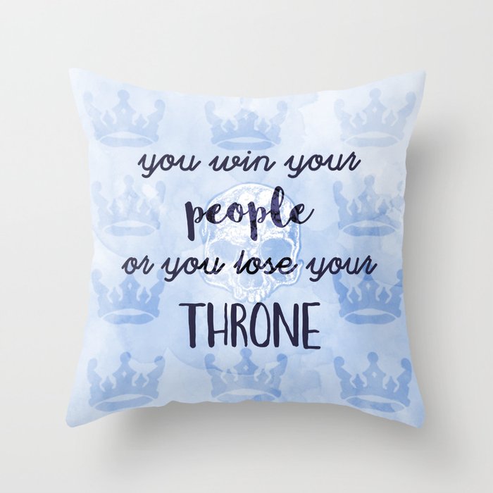 WIN YOUR PEOPLE Throw Pillow