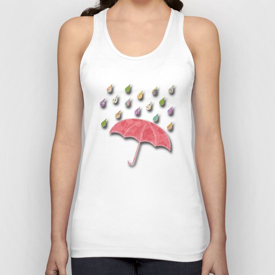 It's raining, it's pouring Unisex Tank Top