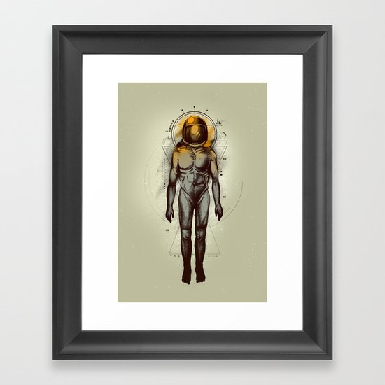 Naked Space Framed Art Print