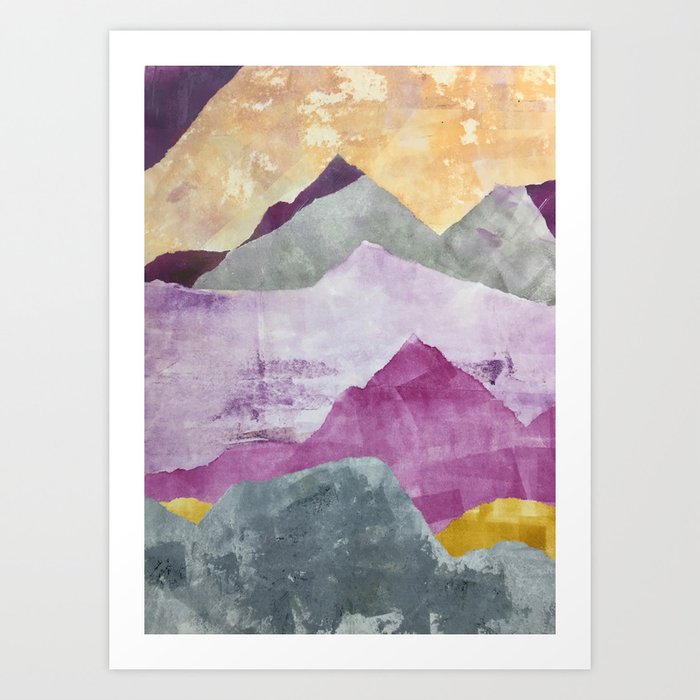 Mountains Art Print