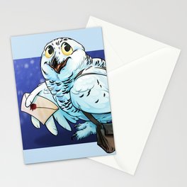 Snowy Owl Messenger Stationery Cards