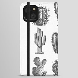 Vintage Cactus iPhone Wallet Case