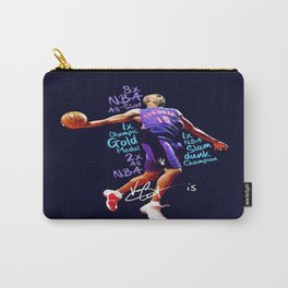 vince carter 3 Carry-All Pouch | Digital, Pattern, Acrylic, Comic, Concept, Ink, Oil, Watercolor, Illustration, Stencil 