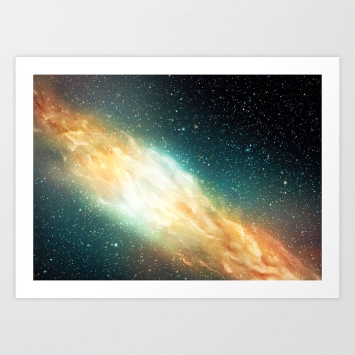 Digital Space 2 Synapse Art Print