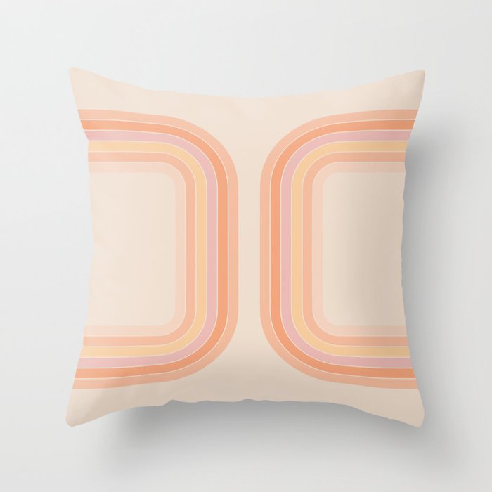 tangerine throw pillows