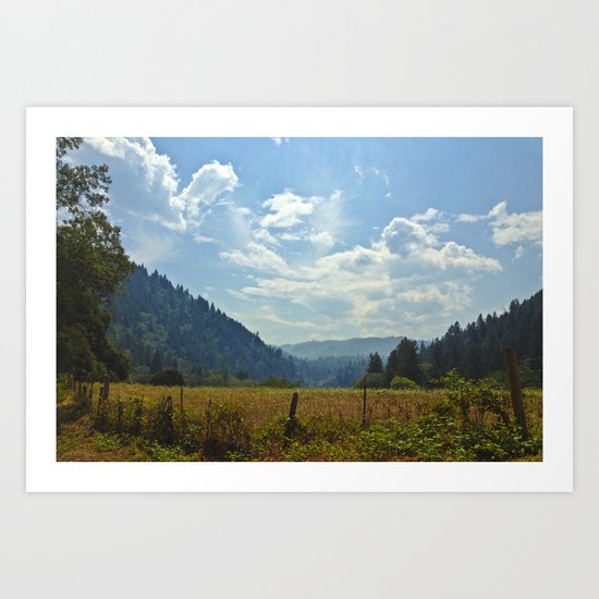 Cloud Mountain Art Print
