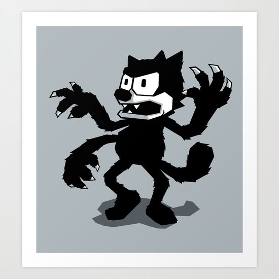 Cartoon Rejects Subject: Cat Art Print
