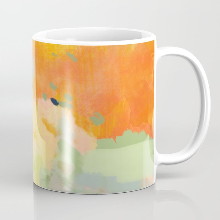 abstract spring sun Coffee Mug
