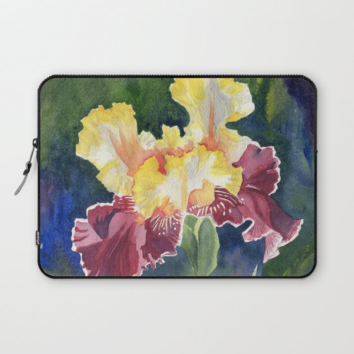 Iris Watercolor 2 Laptop Sleeve