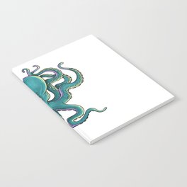 Green Octopus  Notebook